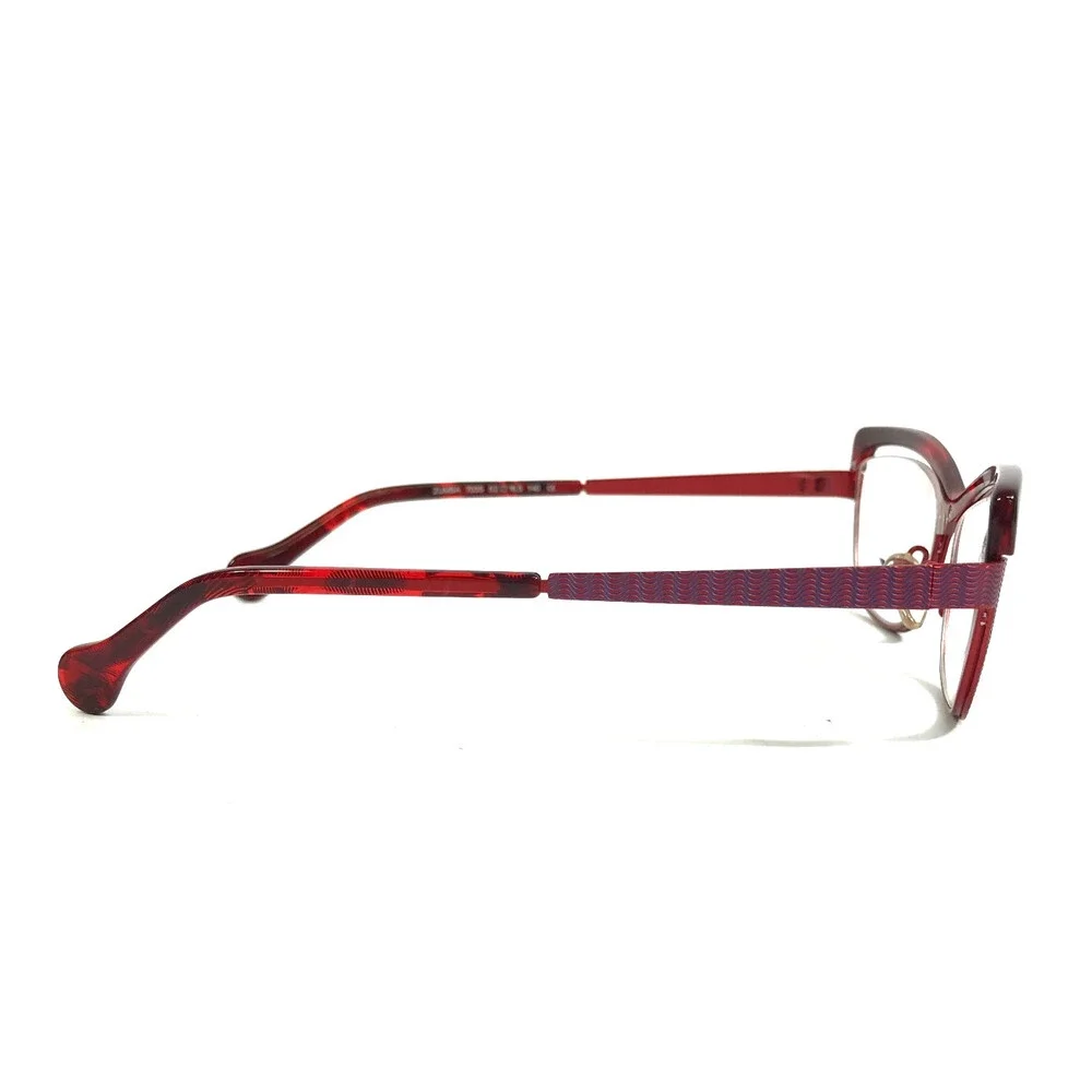 BOZ Eyeglasses Frames ZUMBA 7035 Purple Red Cat Eye Semi Rimmed 52-16.5-140